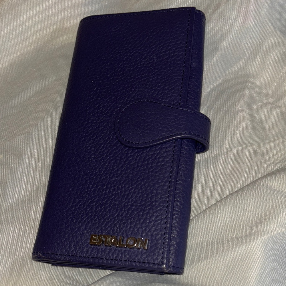 Estalon Purple Leather Wallet